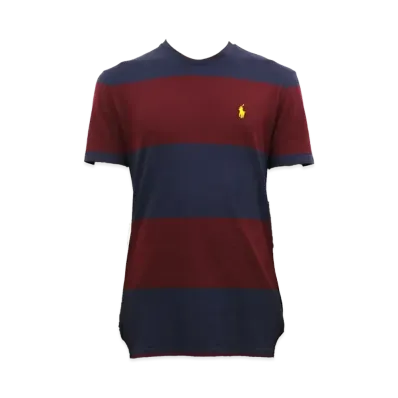 Polo Ralph Lauren Deer Child Stripe Tee "Navy/Red"