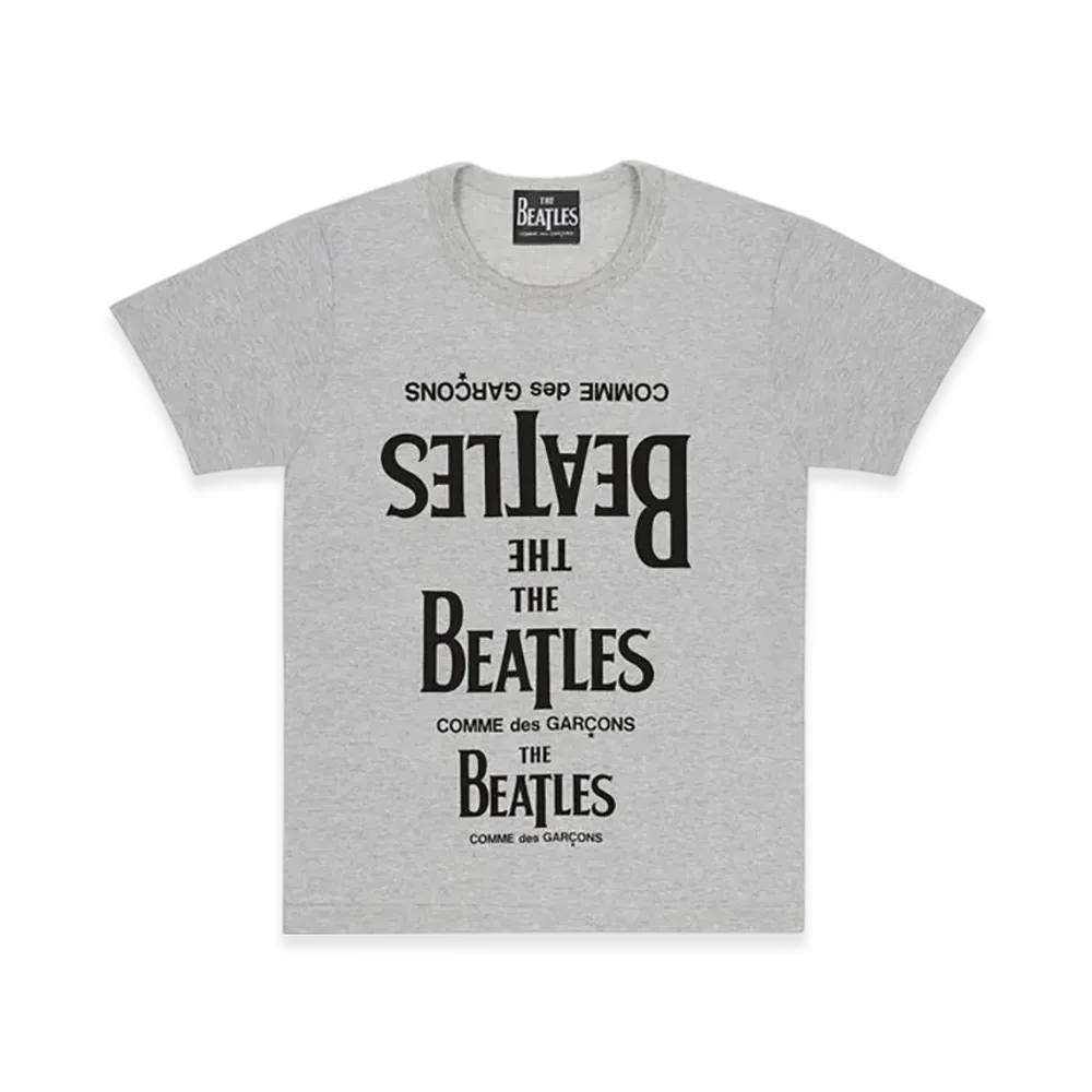 COMME des GARCONS x The Beatles Rubber Printed T-Shirt "Grey"