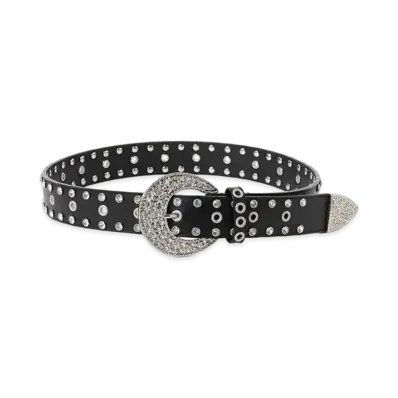 BEAMS FUTURE ARCHIVE Rstone Belt "Black"