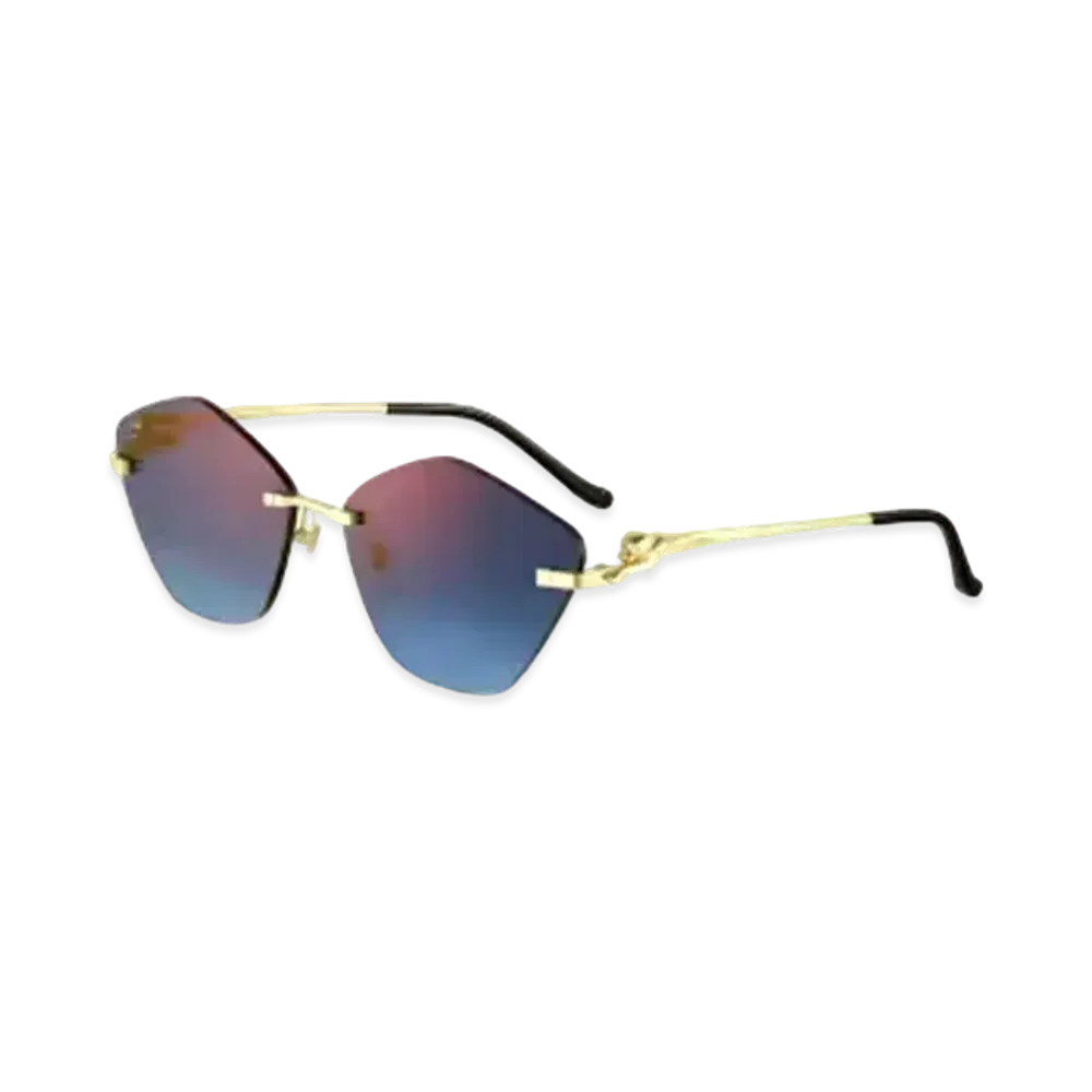 Cartier Panthere de Cartier Sunglasses "Gradient Blue"