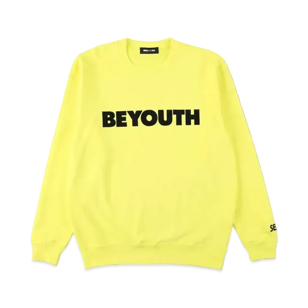 WIND AND SEA BE YOUTH CREW NECK "Yellow"