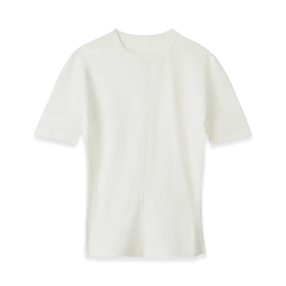 Y-3 Fitted Short Sleeve T-Shirt "Off White"