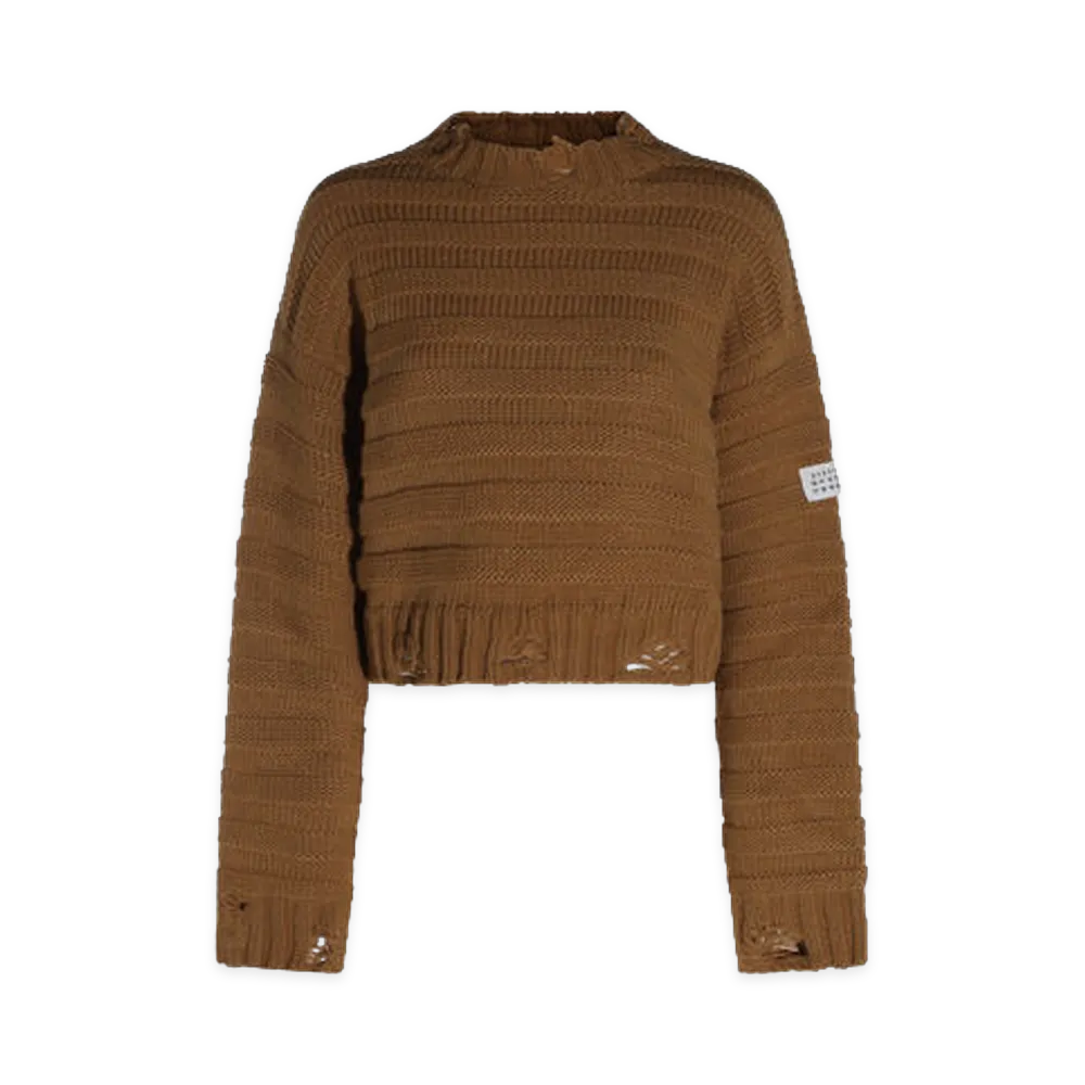 MM6 Maison Margiela Women's Sweaters "Brown"