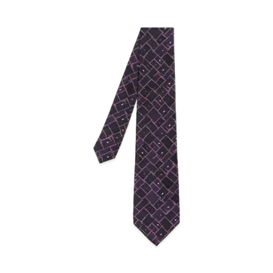 Paul Smith Original Jacquard Tie "Purple"