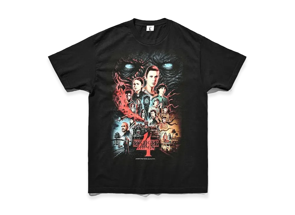 weber x Stranger Things T Shirt with Special Box (Season 4) "Black"