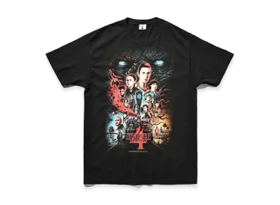 weber x Stranger Things T Shirt with Special Box (Season 4) "Black"