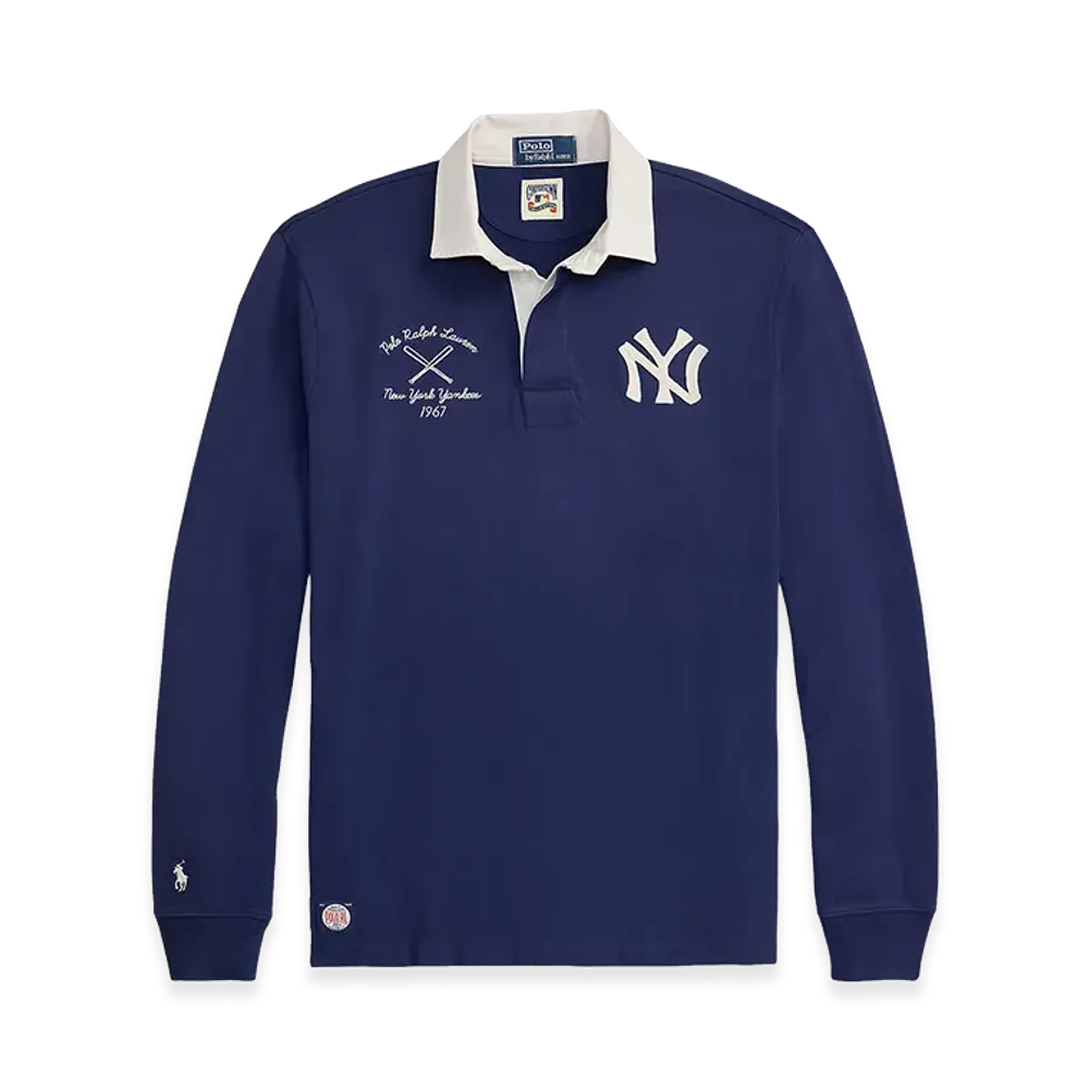 Polo Ralph Lauren x MLB Yankees Rugby Shirt "Dark Cobalt"