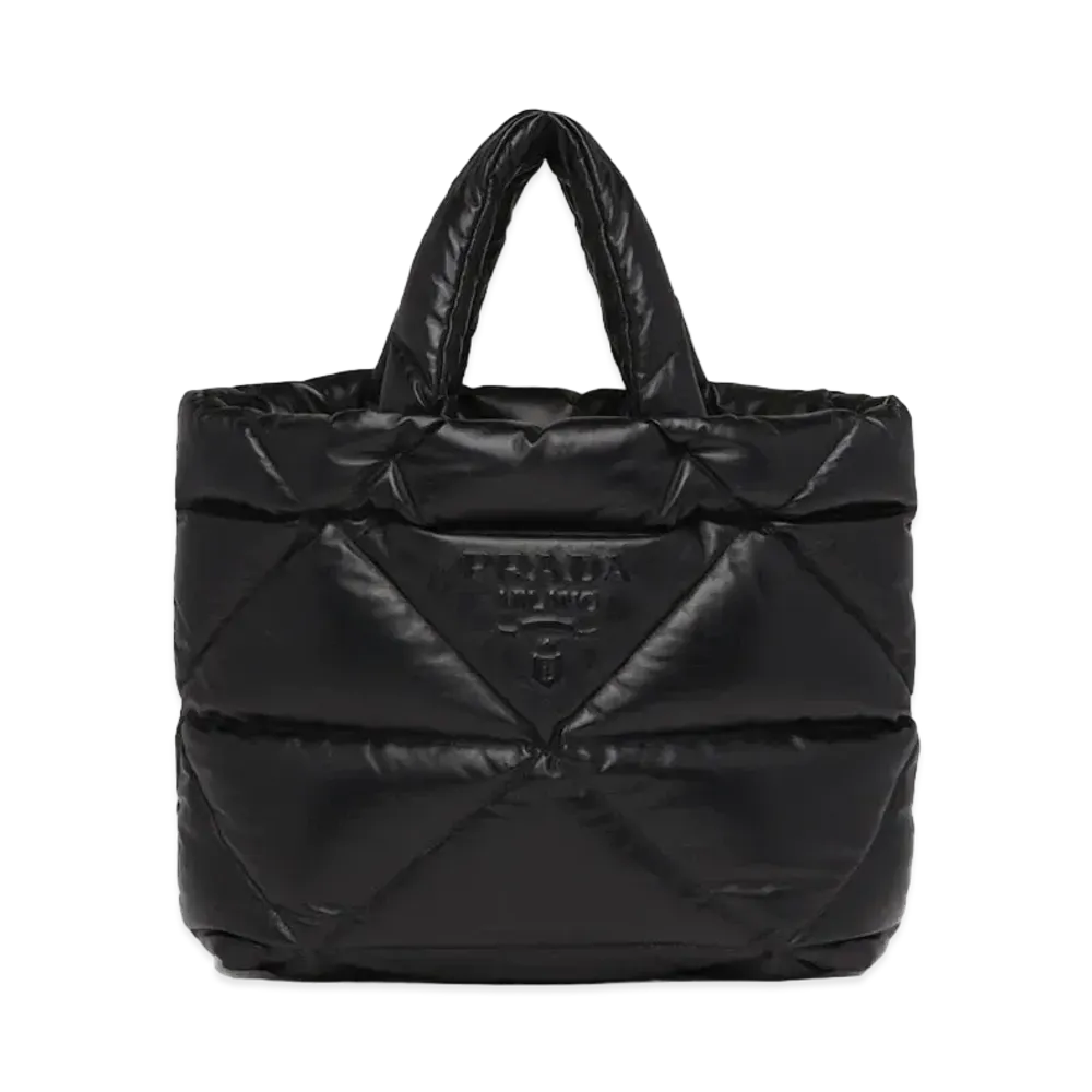 PRADA Padded Nappa Tote Bag "Black"