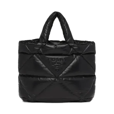PRADA Padded Nappa Tote Bag "Black"
