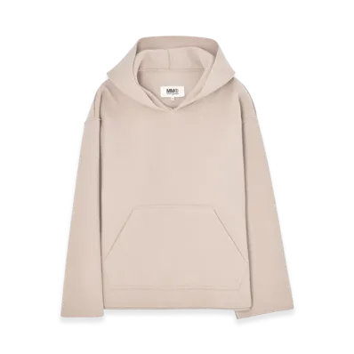 MM6 Maison Margiela Women's Wool Hoodie "Cream"
