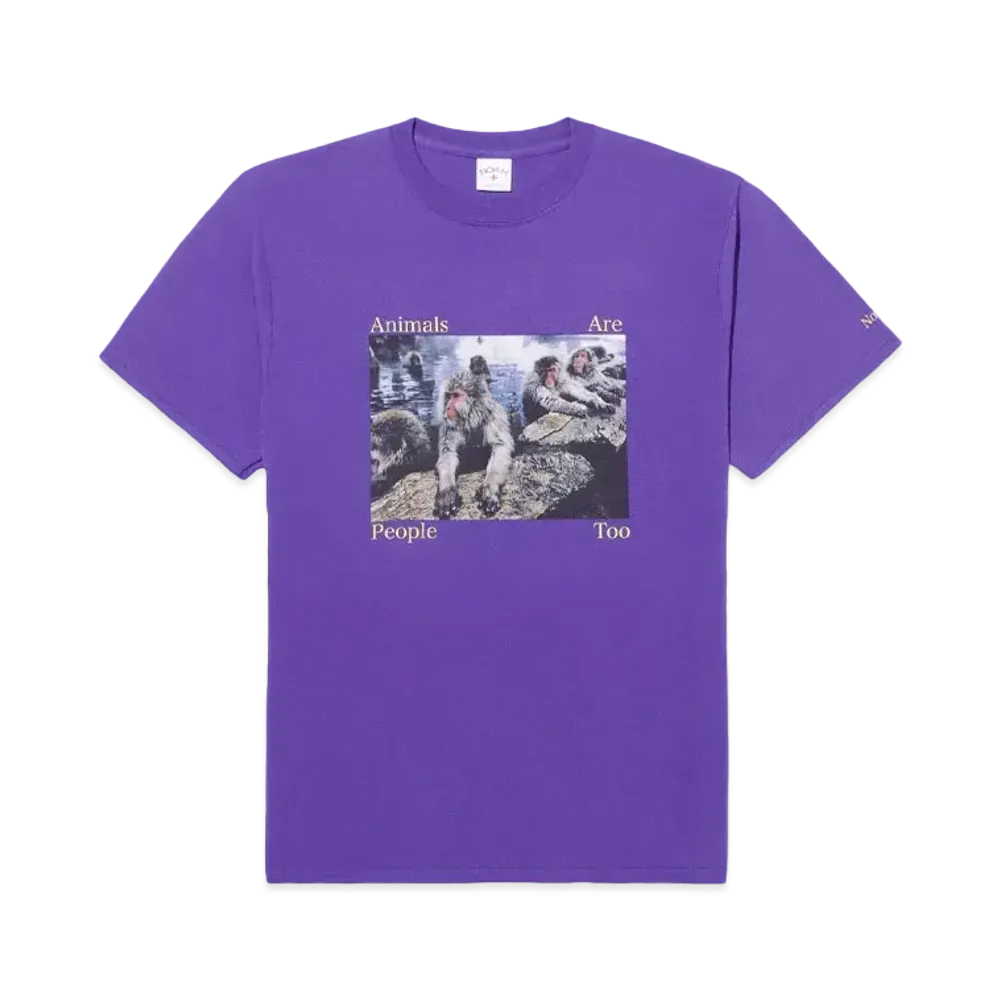 Noah Animals Are People Too Tee "Purple"