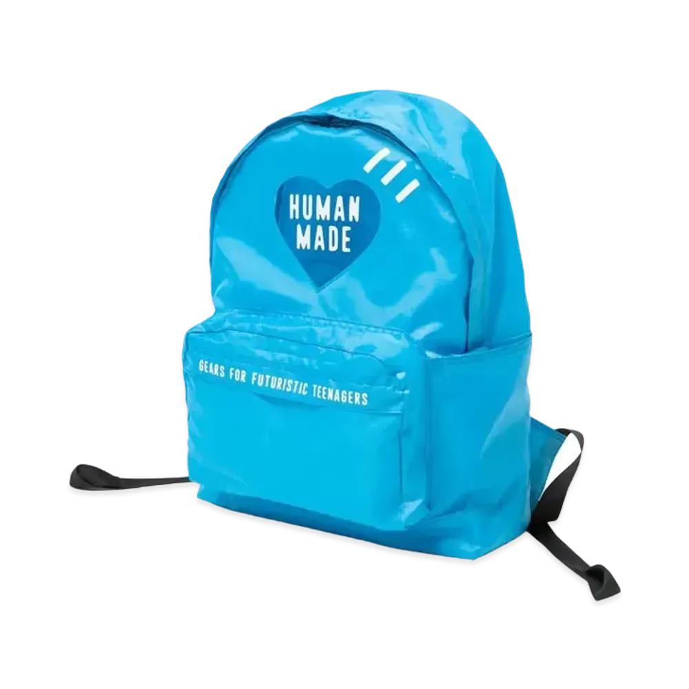 HUMAN MADE NYLON RIPSTOP HEART BACKPACK "Blue"