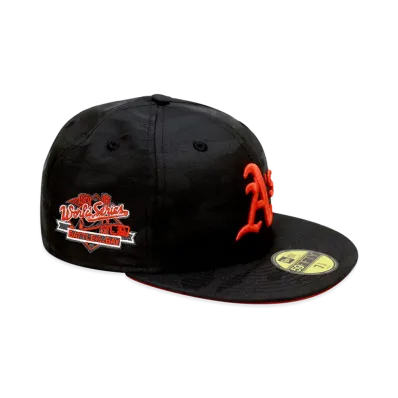 NEW ERA x THE CAP 59Fifty Smokescreen Oakland Athletics "Black Camo"
