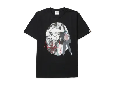A BATHING APE x MICHAEL JACKSON Album Jacket Ape Head Tee "Black"