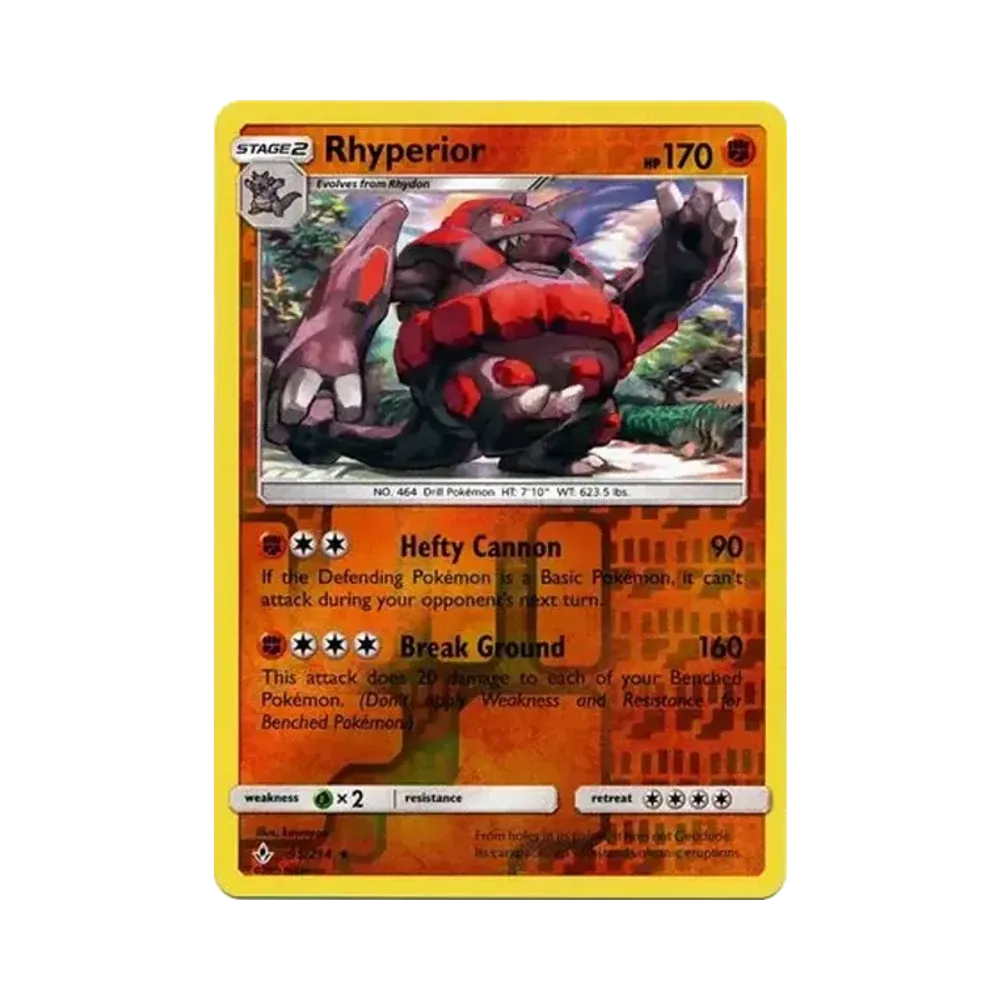 ドサイドン R :リバースホロ [95/214]【英語版】(サン&ムーン「アンブローケンバンズ」)