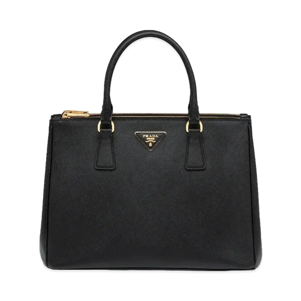 PRADA Galleria Saffiano Leather Large Bag "Black"