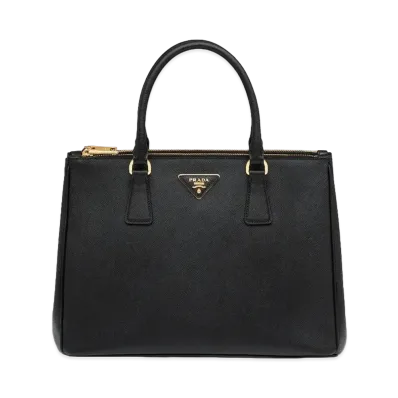 PRADA Galleria Saffiano Leather Large Bag "Black"