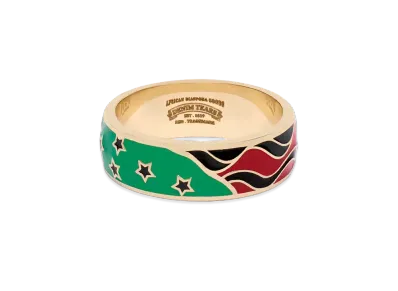 DENIM TEARS Flag Ring "Multi"