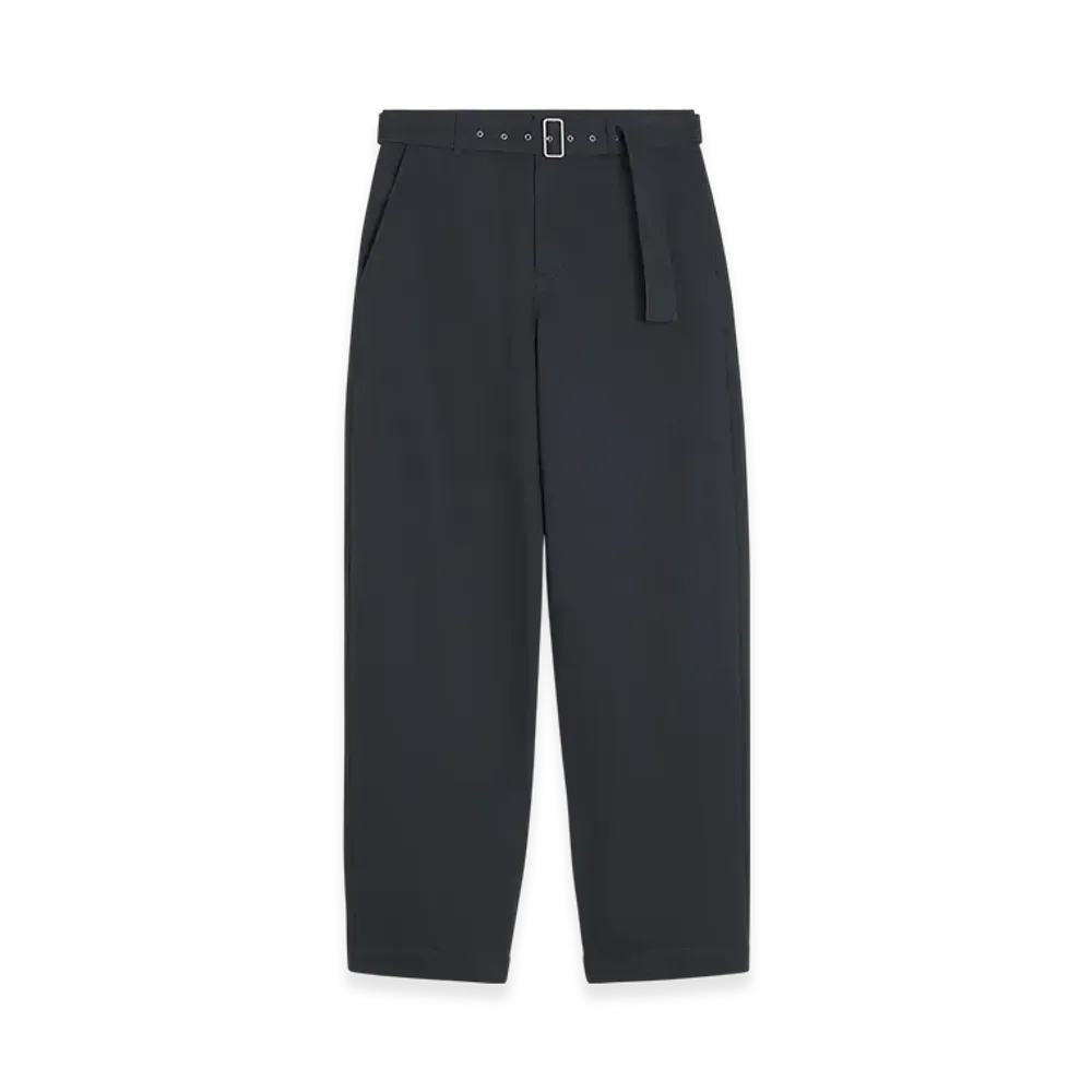 Maison Kitsune Belted Pants "Slate Grey"