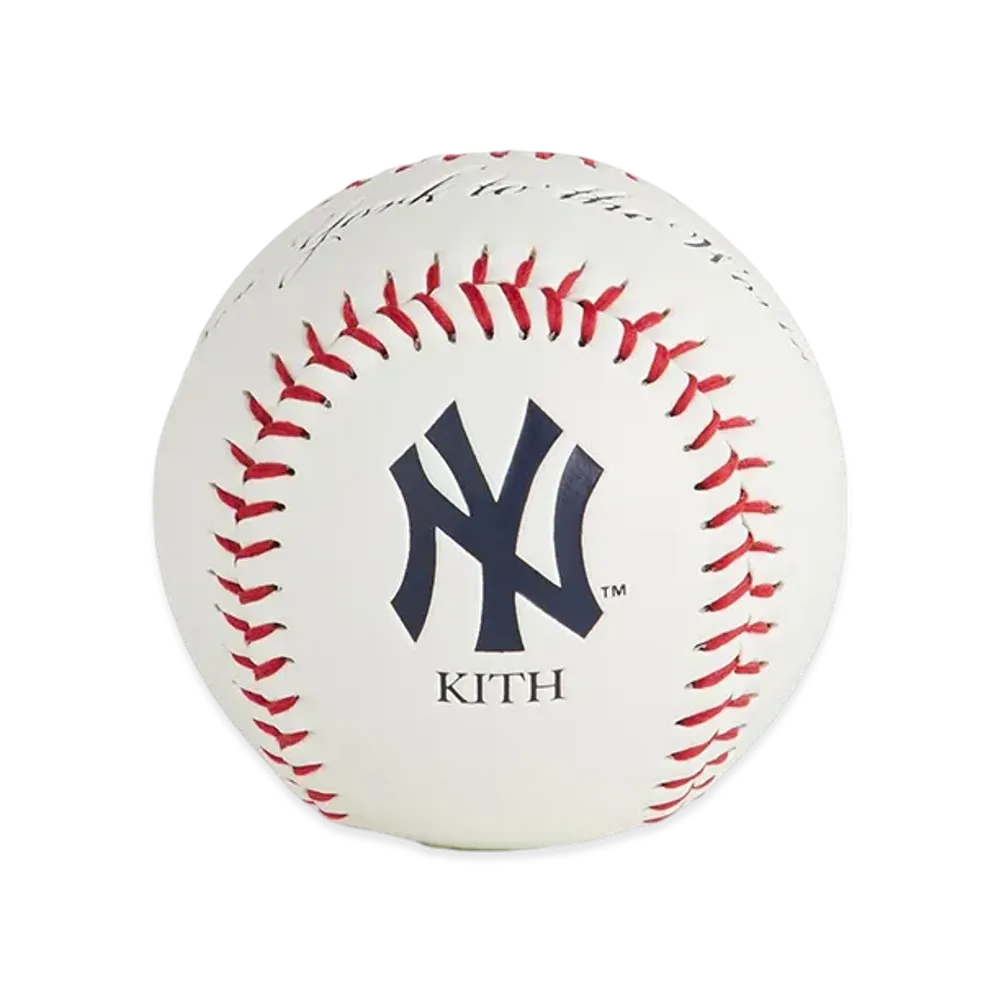 Kith x Rawlings for the New York Yankees Baseball "White"