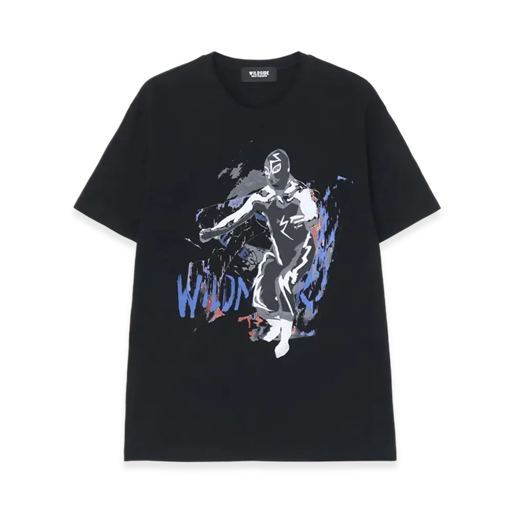 WILDSIDE YOHJI YAMAMOTO Wild Mask T-Shirt C "Black"