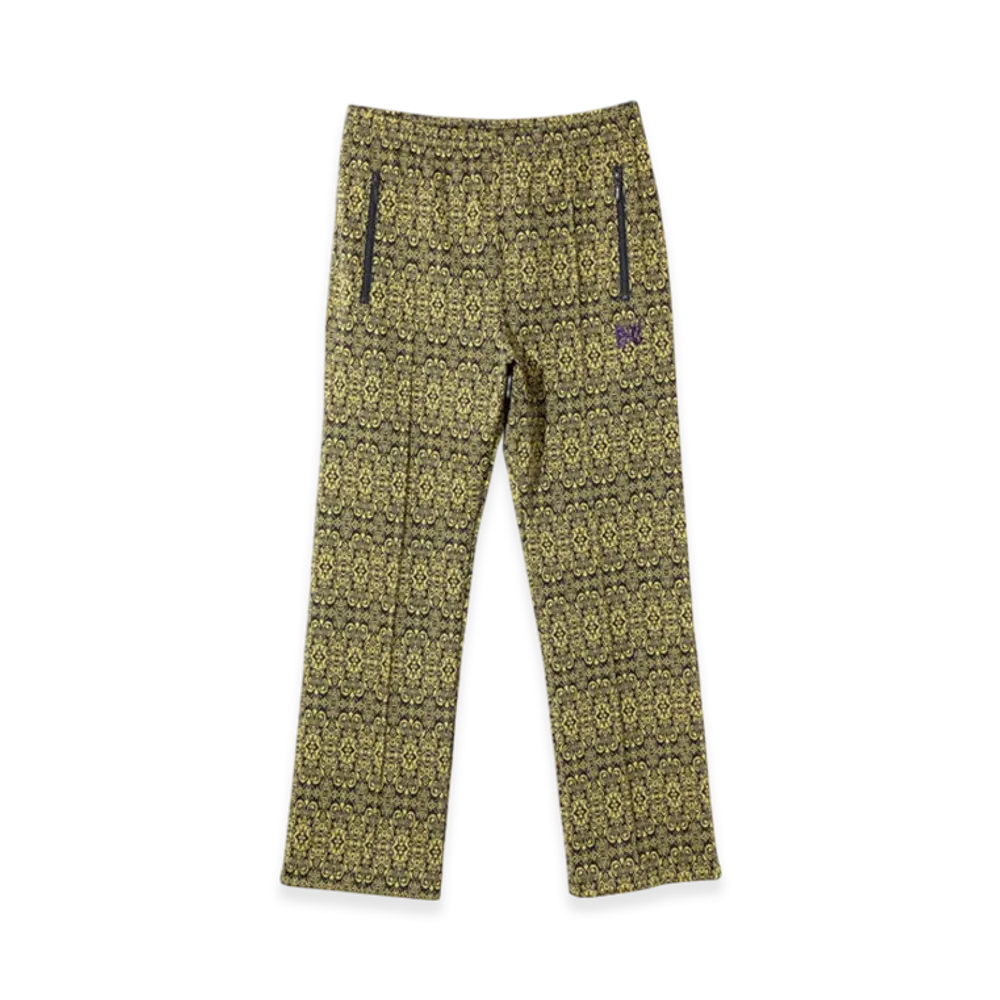 NEEDLES Track Pant - Poly Jacquard "Khaki"