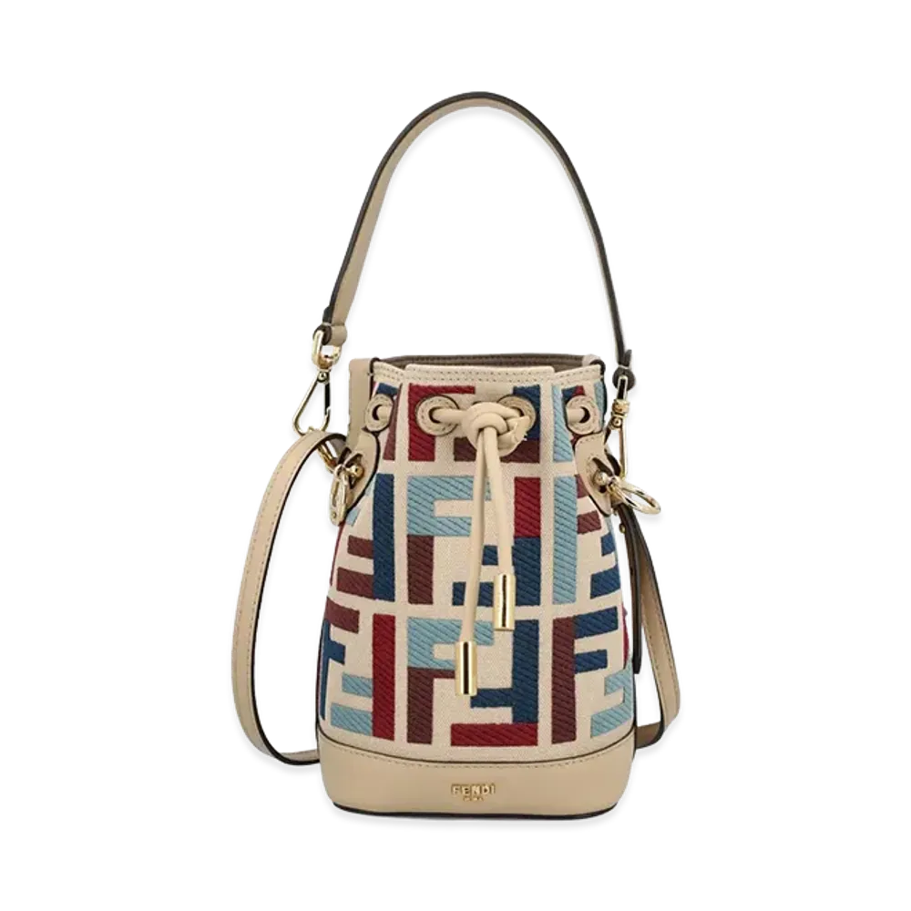 FENDI Women's Mon Tresor Bucket Bag "Multicolor"