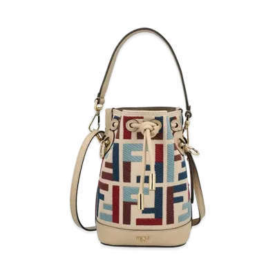 FENDI Women's Mon Tresor Bucket Bag "Multicolor"