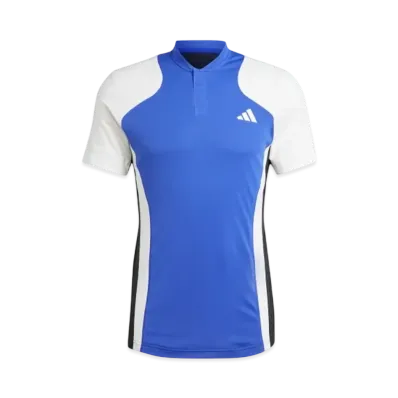 adidas Tennis Pro Freelift Polo Shirt "Lucid Blue/White/Black"