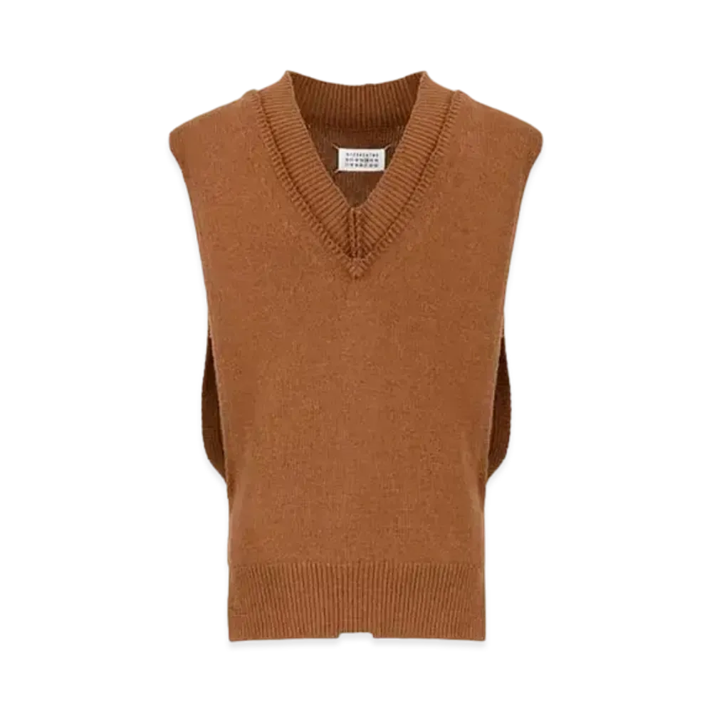 Maison Margiela Decortique V-Neck Tabard "Brown"