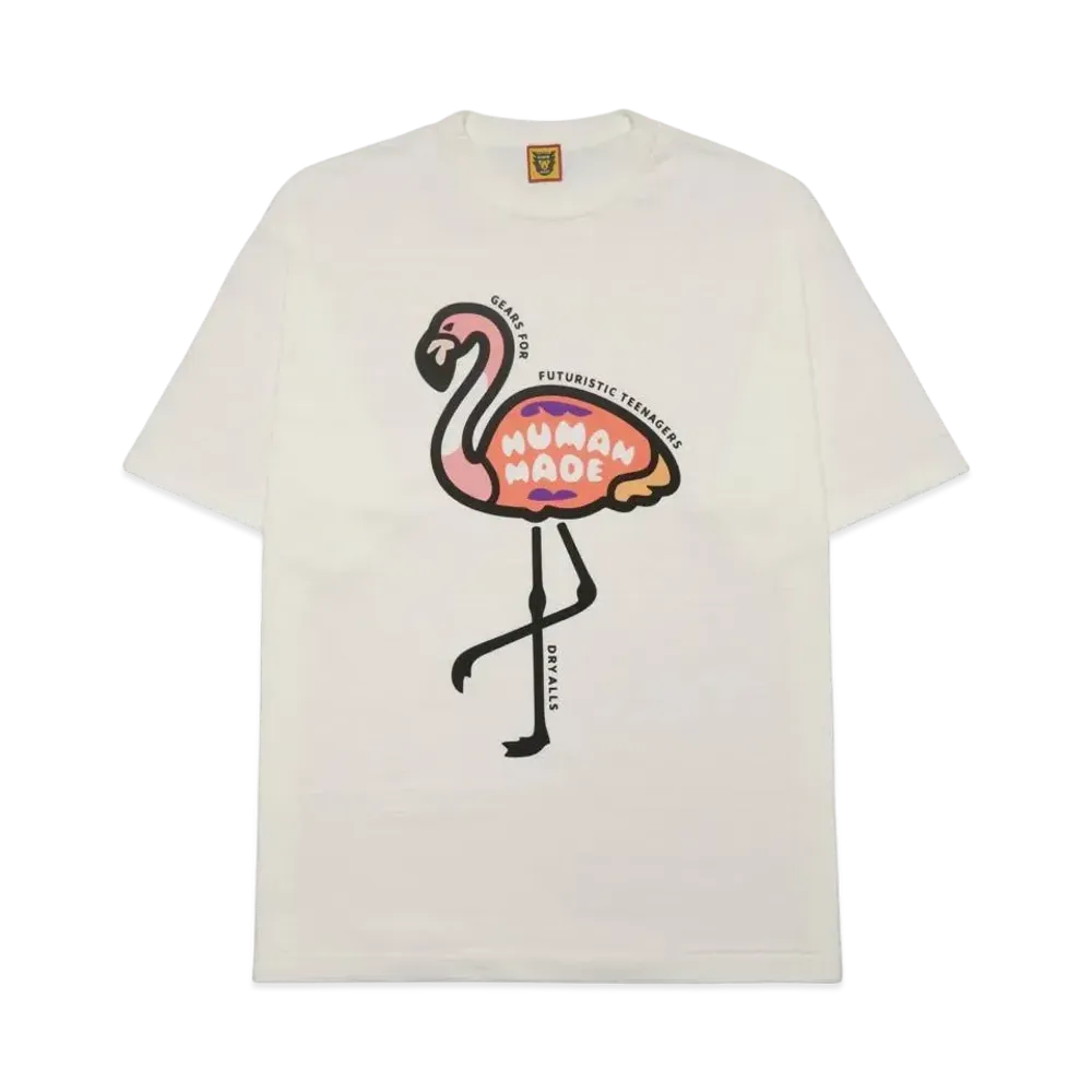 HUMAN MADE FLAMINGO T-SHIRT "White"
