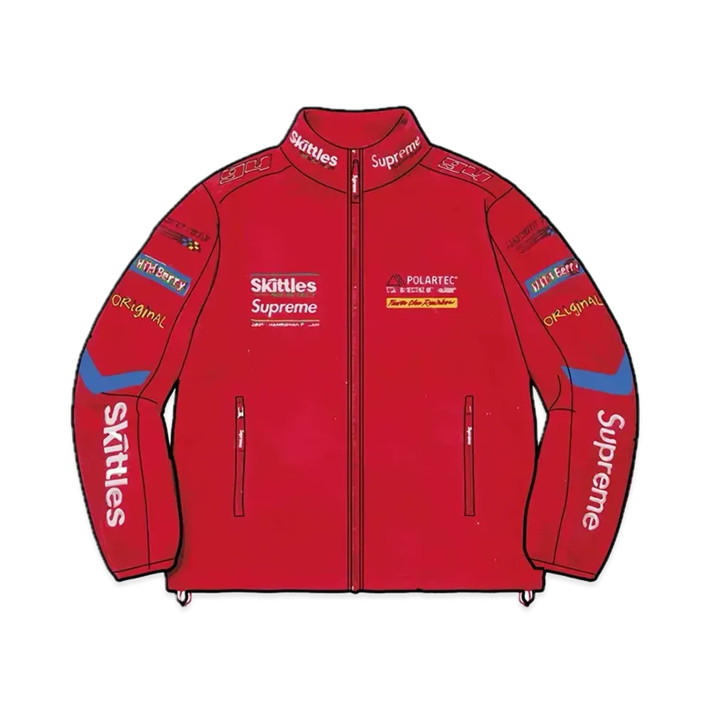 Supreme x Skittles x Polartec Jacket "Red"