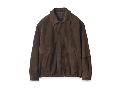ssstein Goat Suede Zip Jacket "Brown"