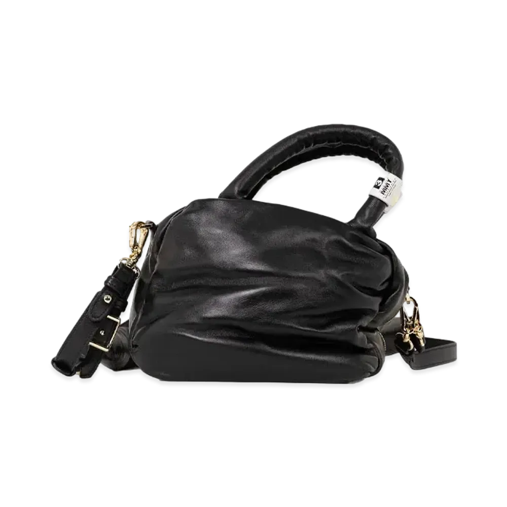 Maison MIHARA YASUHIRO Pucker Puffer Hand Bag Mini with Shoulders "Black"