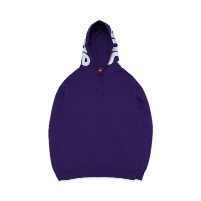 Supreme Contrast Hooded Sweatshirt "Purple"