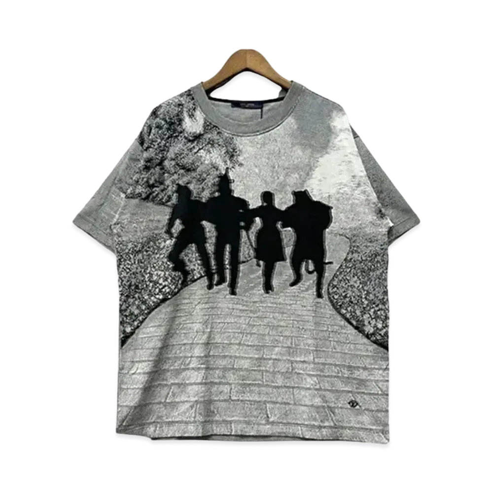 Louis Vuitton Brick Road T-Shirt The wizard of Oz "Gray"