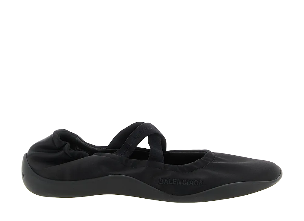 BALENCIAGA Women's Shibuya Ballet Flats "Black"