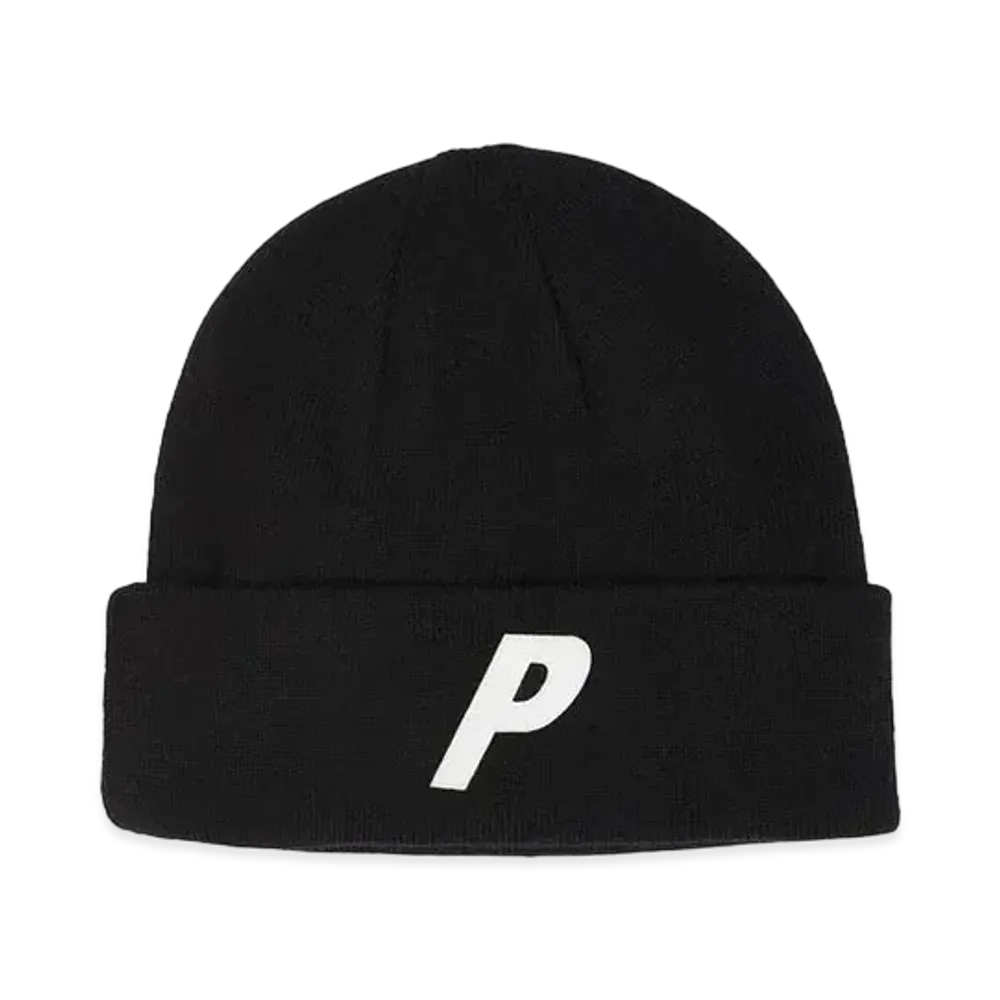 PALACE P BEANIE "Black"