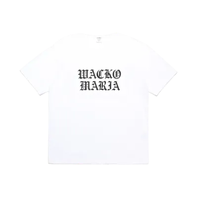WACKO MARIA Washed Heavy Weight T-Shirt "White"