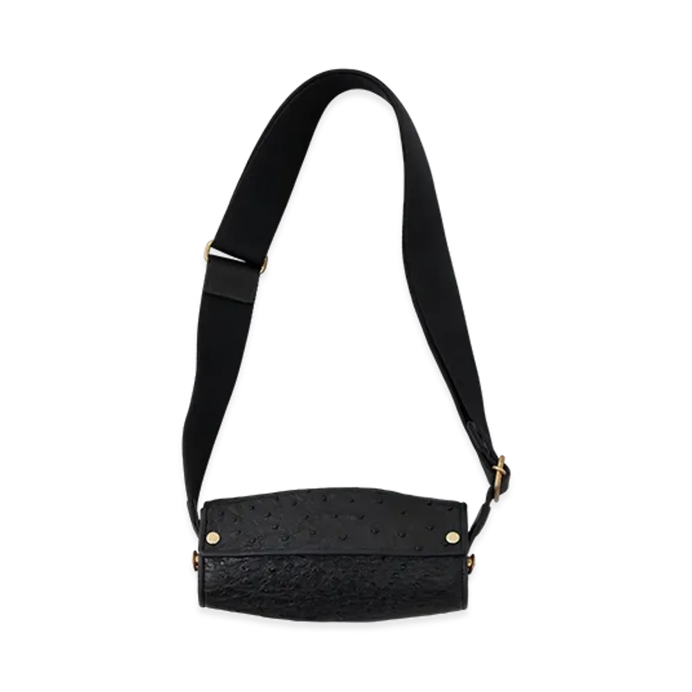 NICENESS R.Balin Ostrich Leather Glasses Bag "Brown"