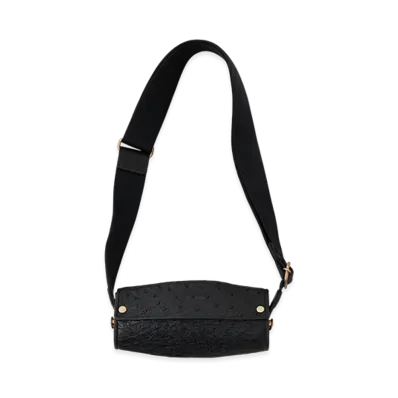 NICENESS R.Balin Ostrich Leather Glasses Bag "Brown"