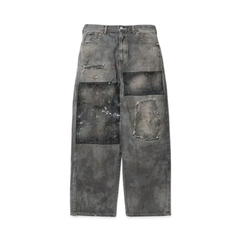 F-LAGSTUF-F Boro Denim Pants "Black"