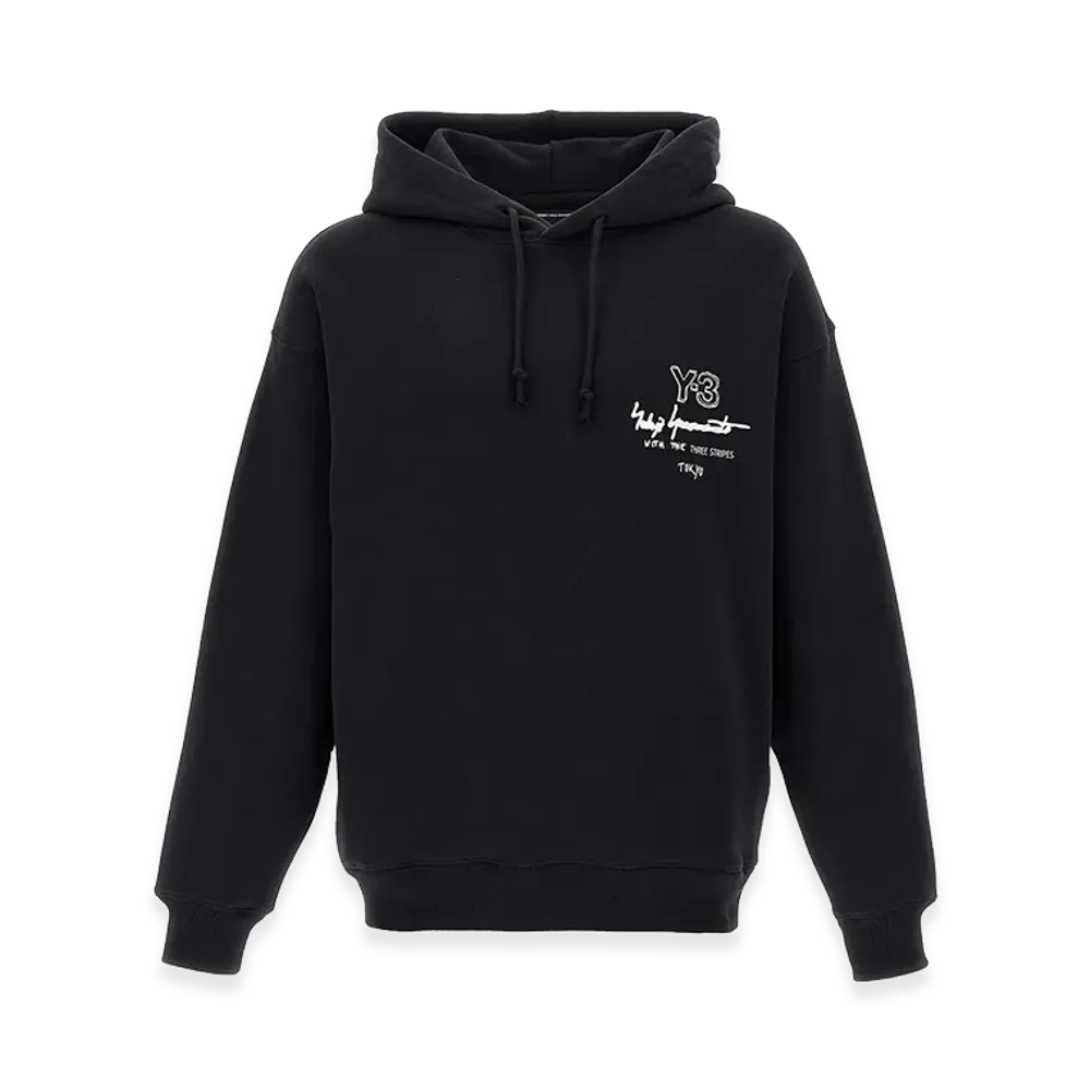 Y-3 Graphic FT Hoodie "Black"