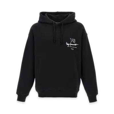 Y-3 Graphic FT Hoodie "Black"