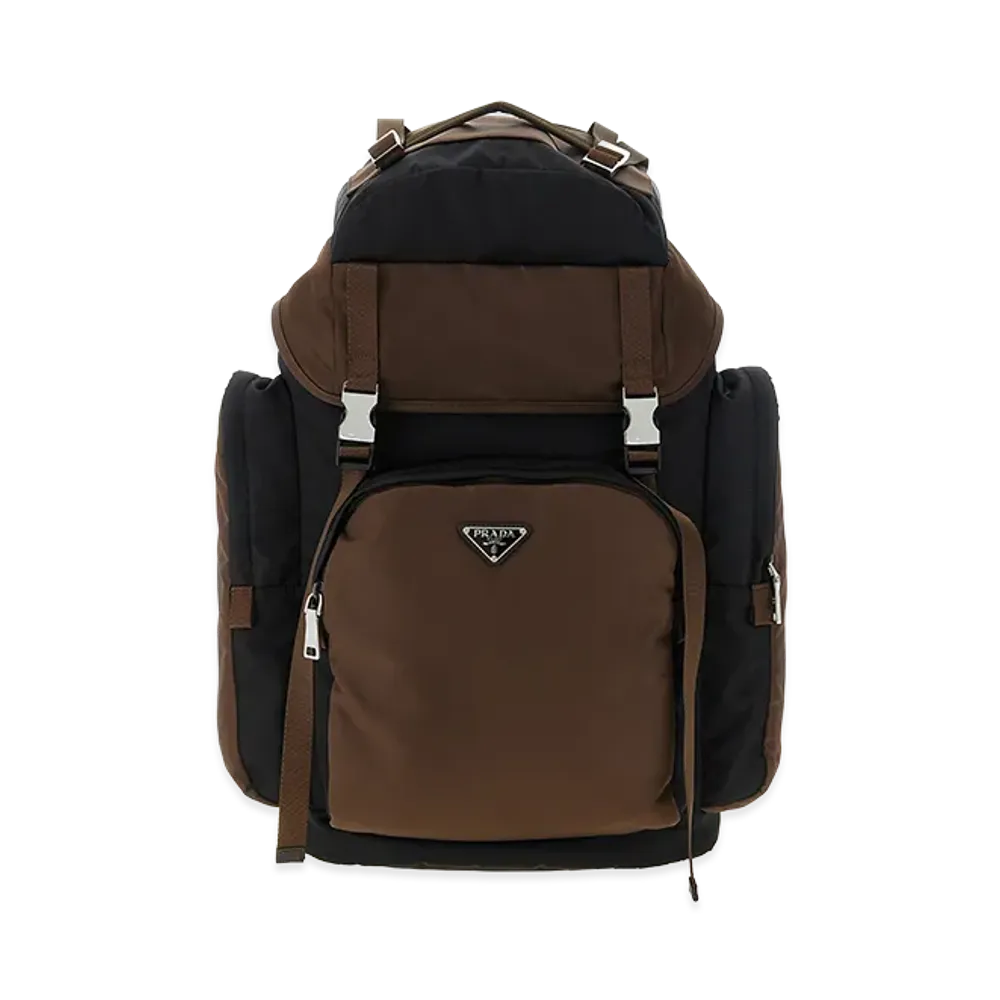 PRADA Re-Nylon Backpack "Brown/Black"