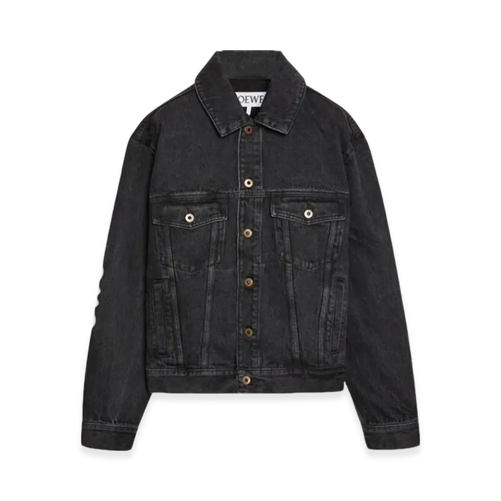LOEWE Anagram Jacket in Denim "Black"