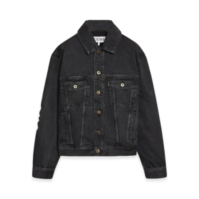 LOEWE Anagram Jacket in Denim "Black"