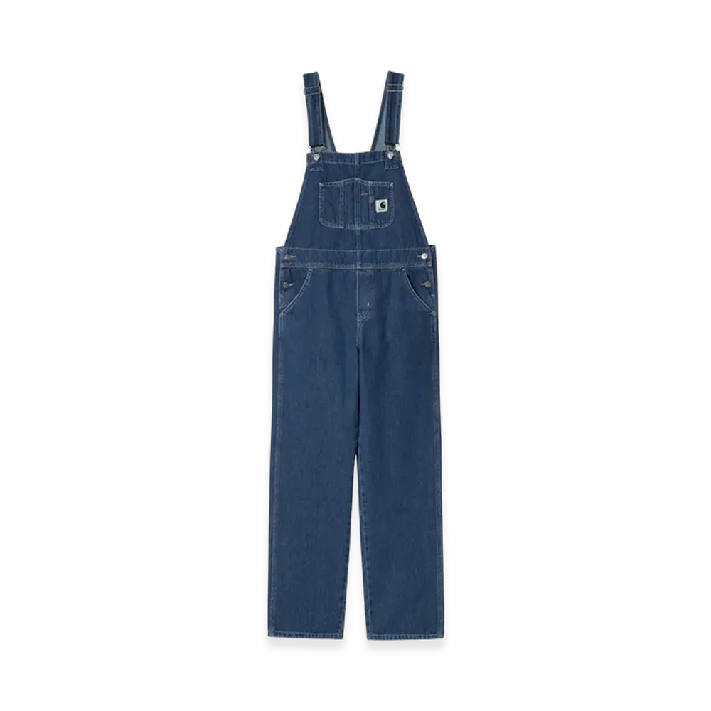 Carhartt WIP W' BIB Overall Straight "Blue (stone washed)"