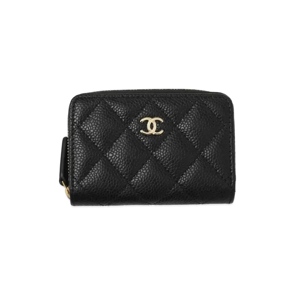 CHANEL Matelasse Coin Case "Black"