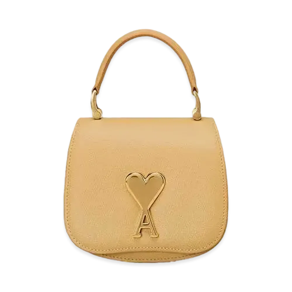 AMI PARIS Paris Paris Shoulder Bag Nano "Citronella"